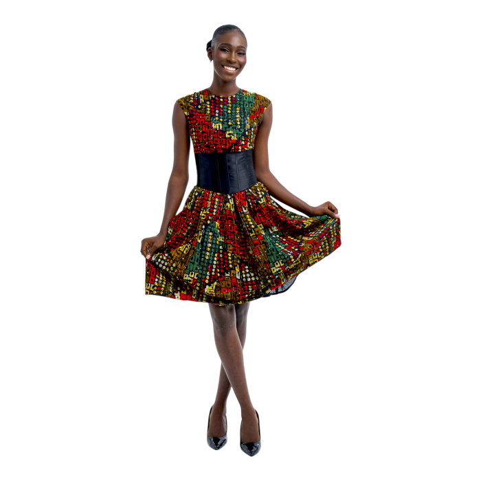 corset ankara dresses African Bridal Ankara Corset Dress