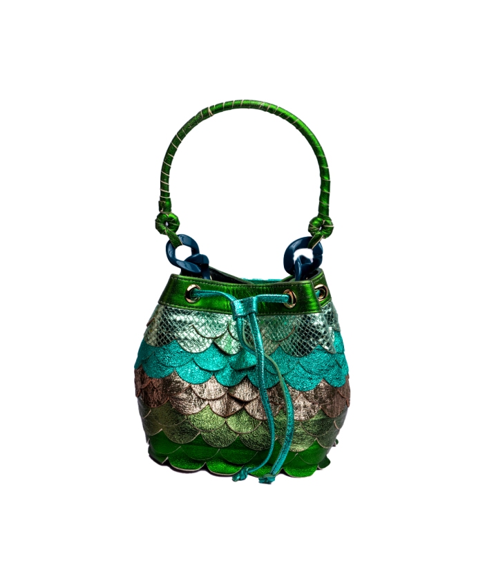 Anwuli Bucket Bag - Green