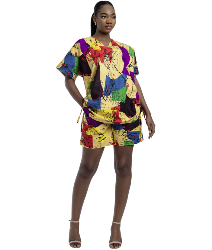 Elara Bubu Top & Shorts Set