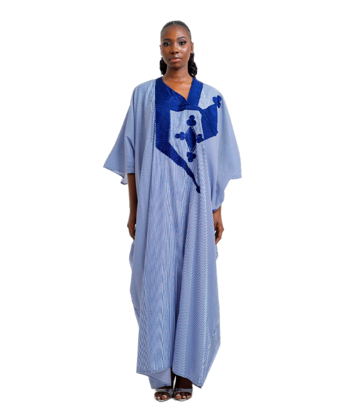 Folashade Agbada  in Royal Blue 