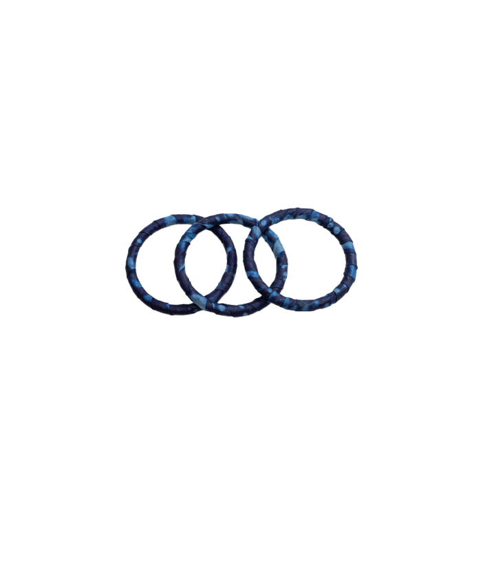Indigo bangles
