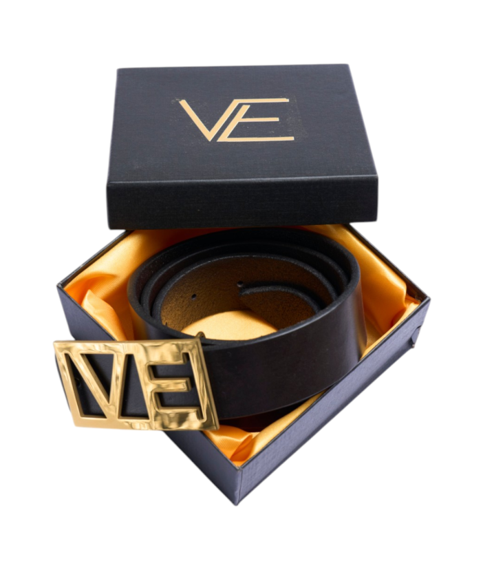 VE Golden Brass Buckle Belt