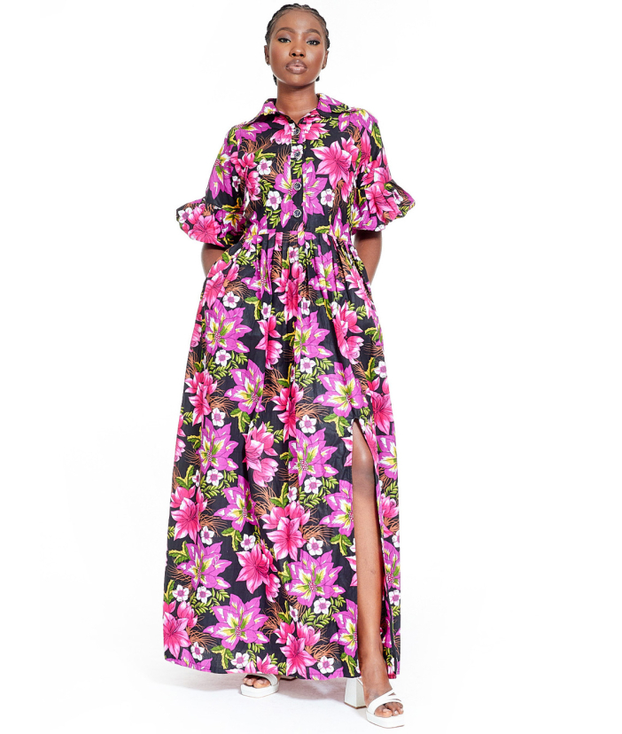 Ralia Ankara Maxi Shirtdress