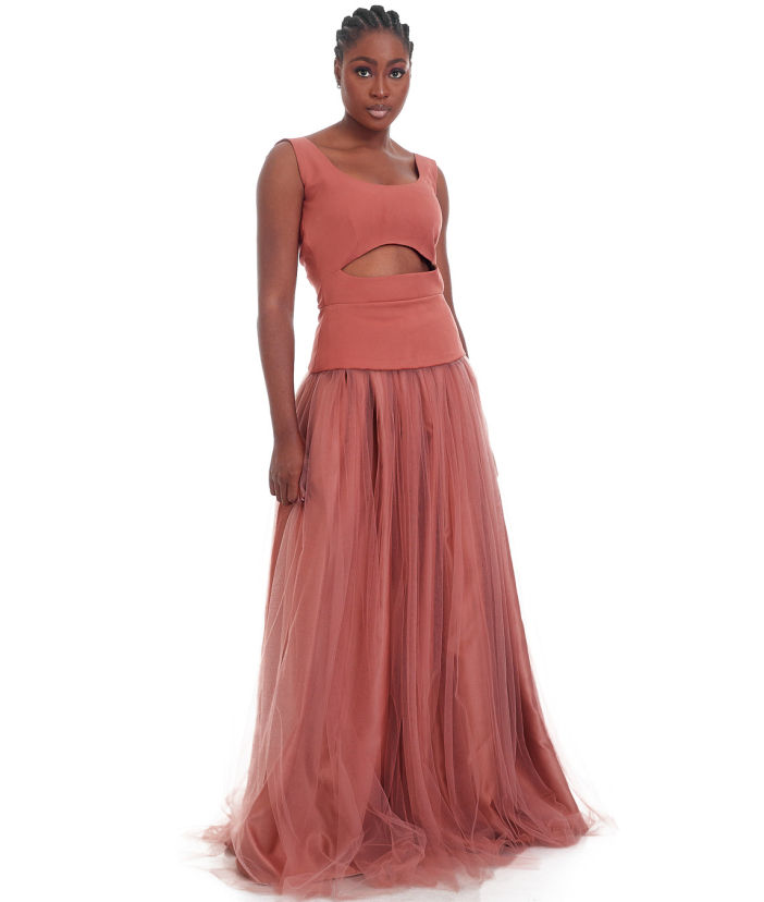 Coral Tulle 2 piece set