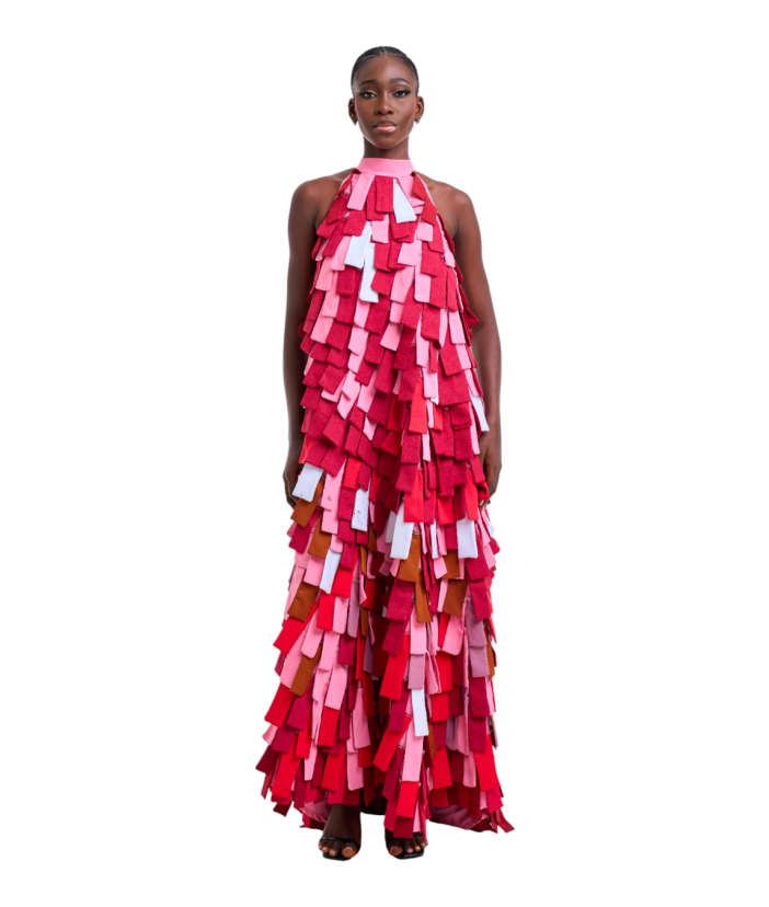 Robe Longue À Rayures