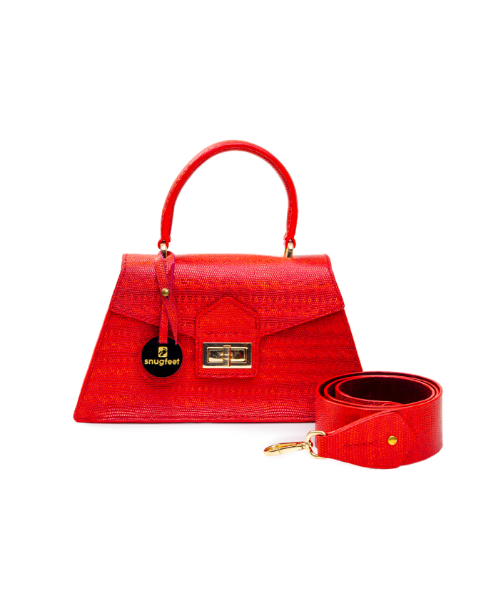 The 'Ruby' Bag - Crimson Red