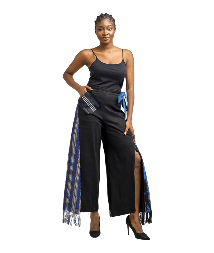 UPside DOWN Trousers With Slit Detail