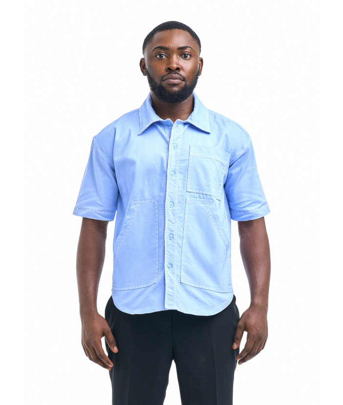 The 700-Stitch Artisanal Overshirt