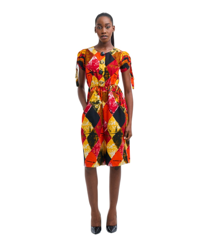 Geometric Diamond Jumpsuit