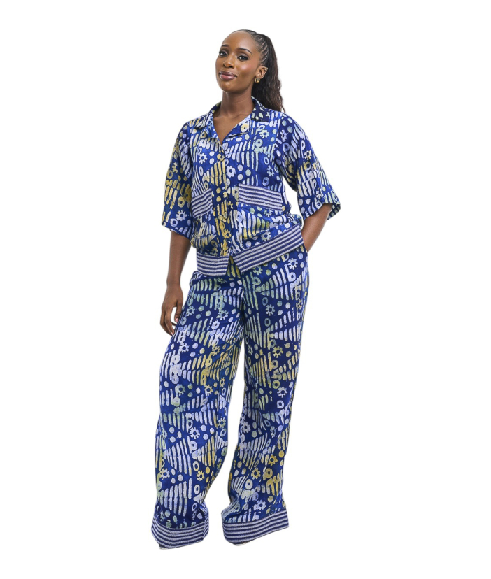 Adire Pant Set