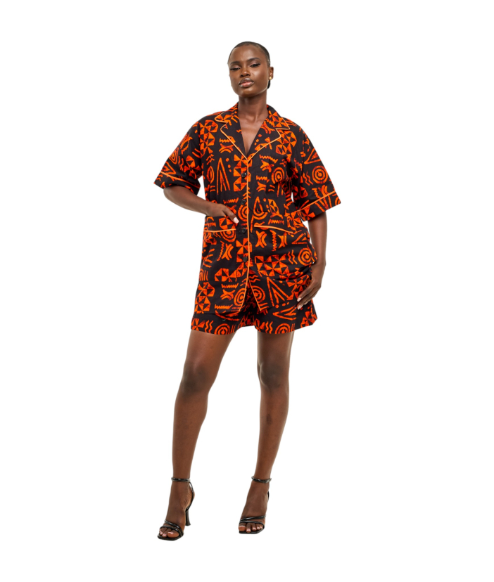 Ensemble short Ankara - Orange (T8)