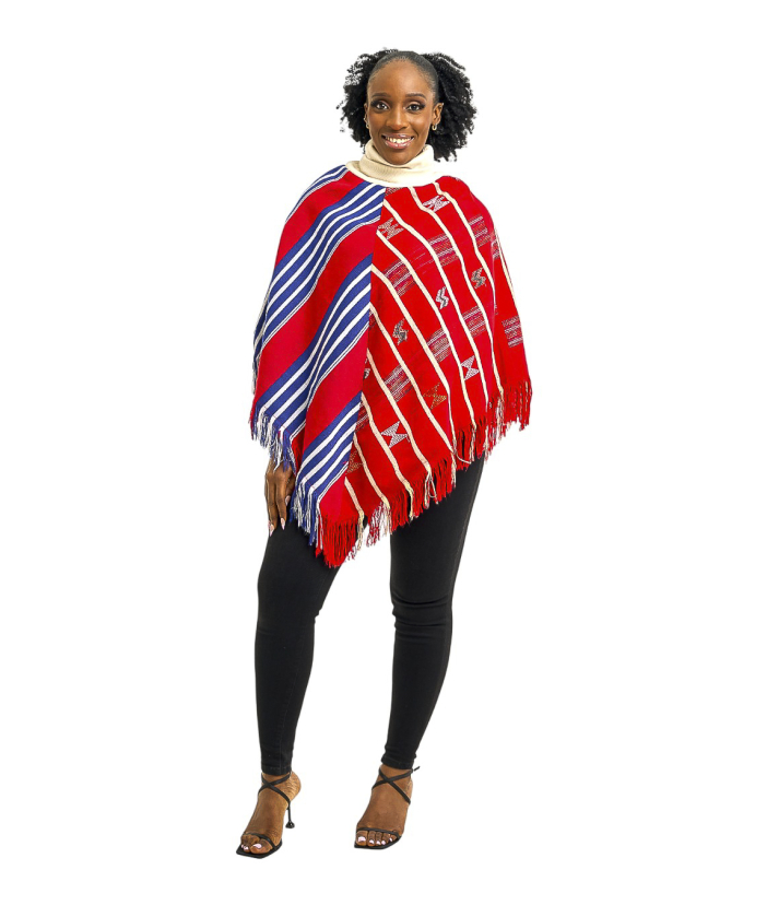 Aso-Oke Turtle Neck Top