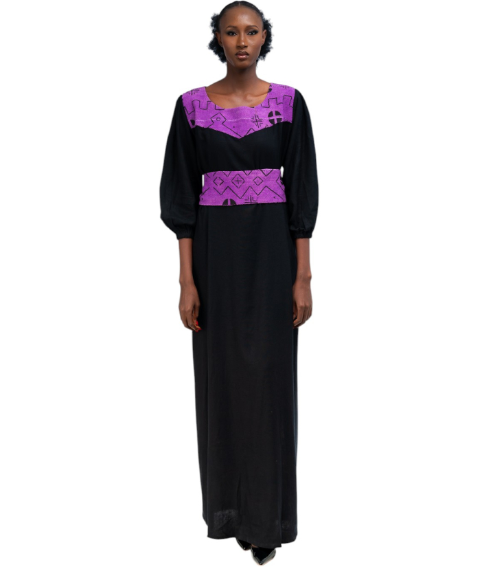 Long Black Dress & Belt