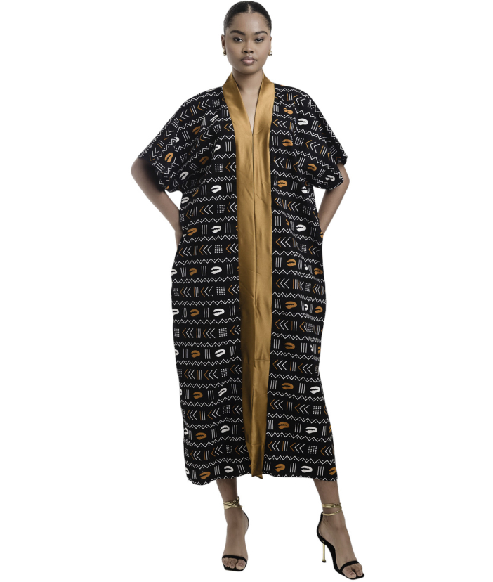 Wax Print Boubou - Multicolor