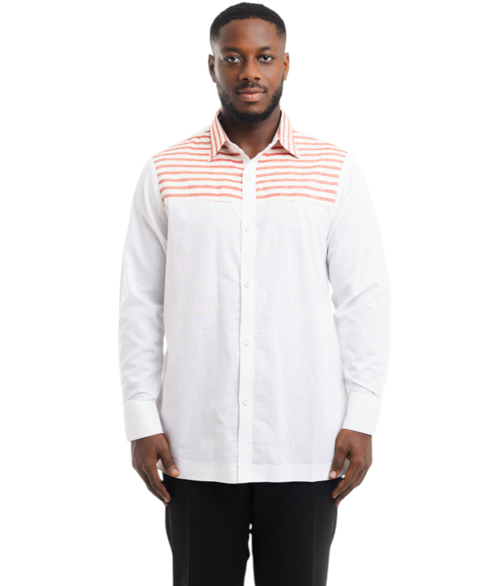 Elegant Striped Long Sleeve Shirt