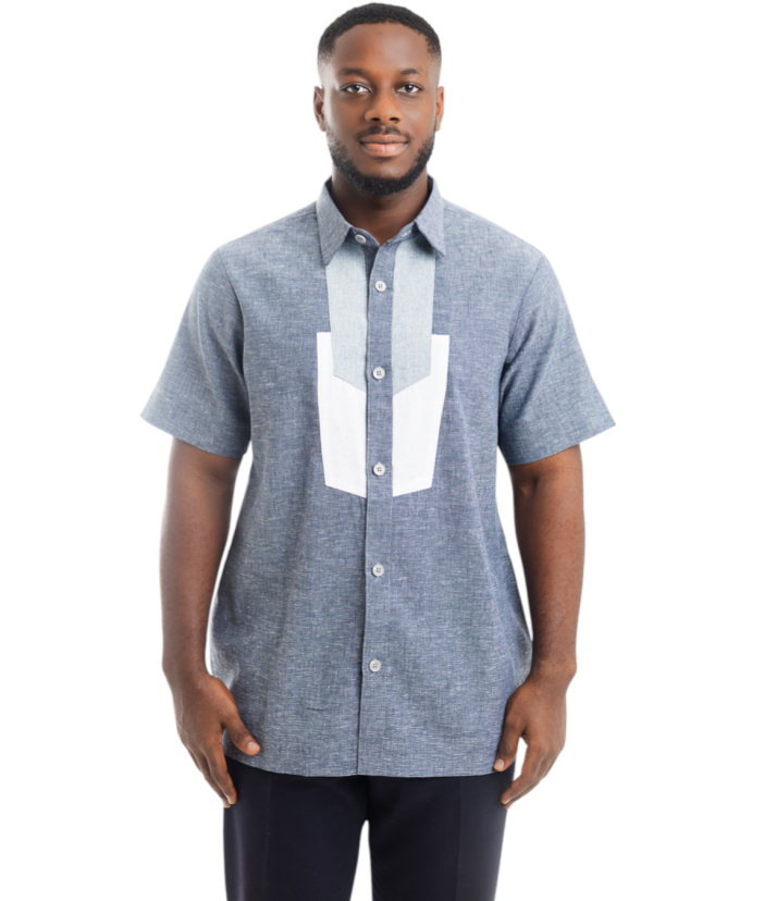 Two-Tone Delight Short Sleeve Shirt