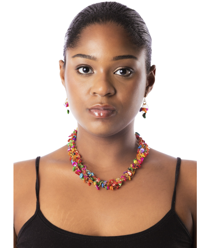 Collier À Plusieurs Rangs Efaz (Court)