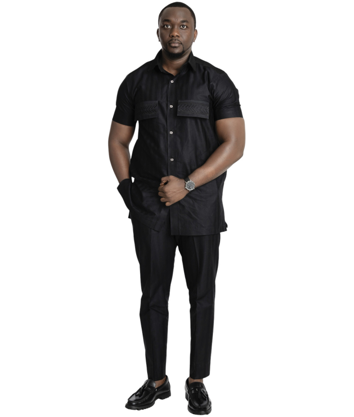 SRC Short Sleeve Kaftan black