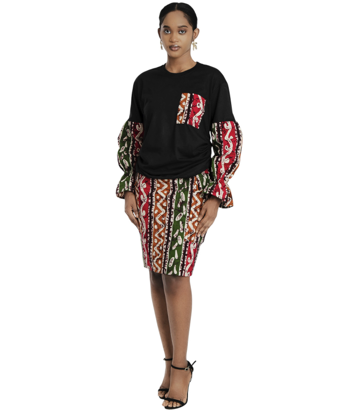 Mini skirt & Shirt set