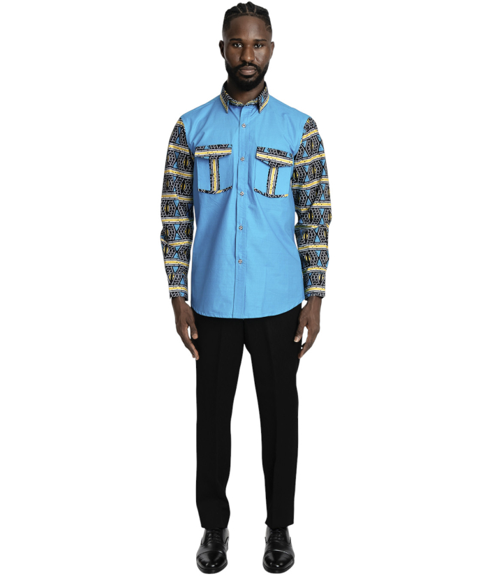 SRC Short-Sleeve shirt  Combo blue