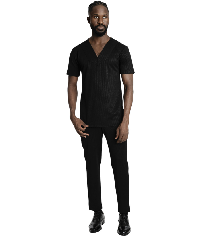 Black cafftan for men