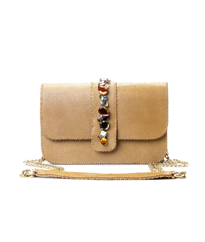 Lily Jewel Bag( brown)