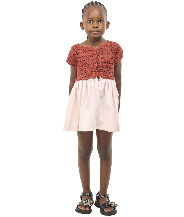 Kenia Crocheted Kiddie Dress