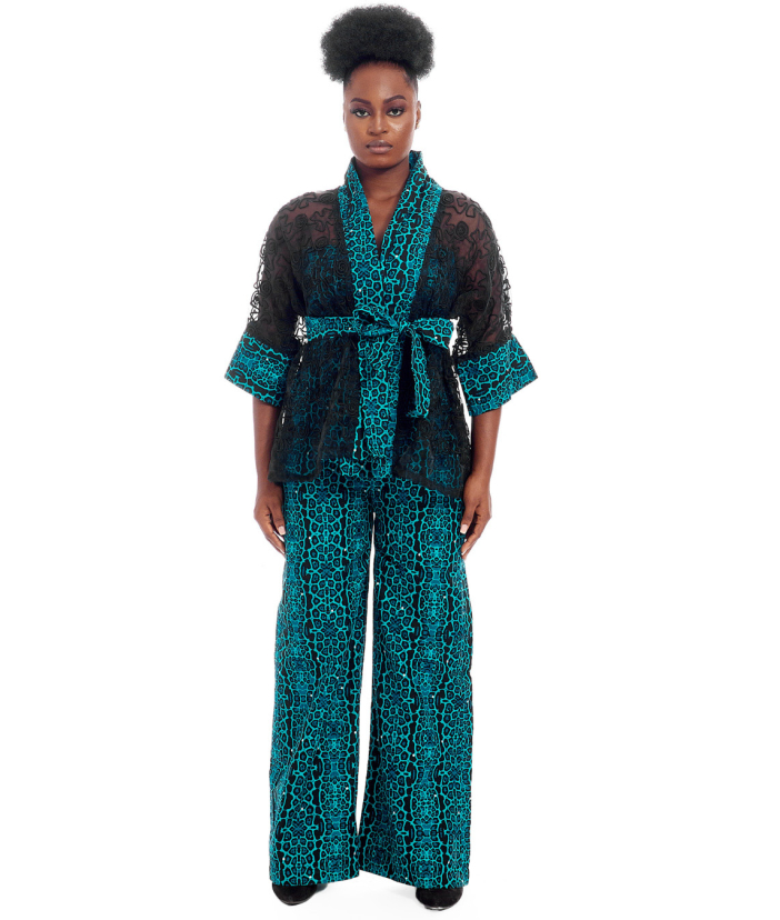 NAZA BUSTIER JUMPSUIT & KIMONO