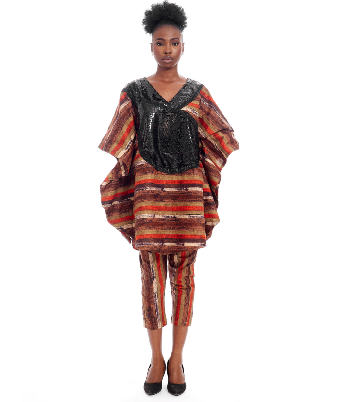 TEMI AGBADA TWO PIECE