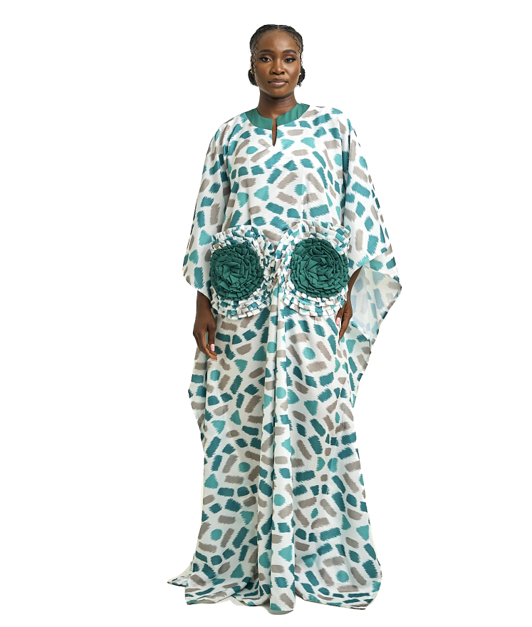 Sisi Linen Dress with Ruffles