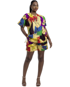 Elara Bubu Top & Shorts Set
