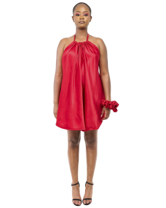 Adjustable Red Summer Dress