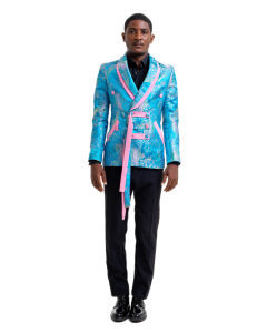Double Lapel Decorative Suit
