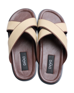 Mocha Leather Slippers