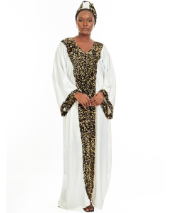 Robe caftan Oyin Luxe avec turban