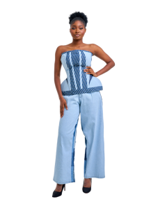 Paneled Basque Corset & Slip Form Set