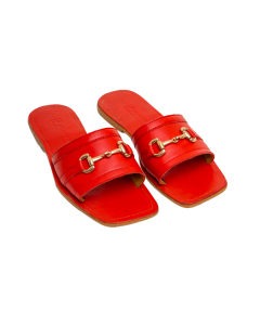 The 'Omolola' Slides - Crimson Red