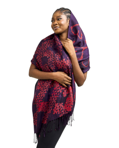 Haute Scarf - Heart and Tribal Motifs