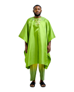 Lemon Green Agbada