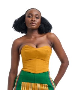Aso oke Bustier