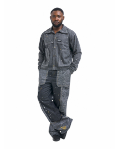 Frayed Narrative Pants