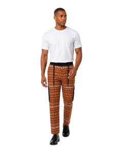 Pantalon large Ankara - Marron
