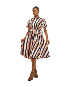 Pomegranate Striped Shirt