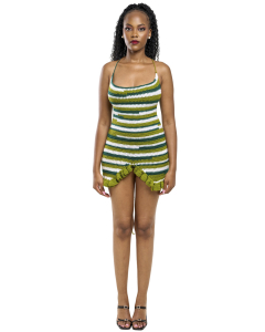 Aurelle ruffle dress