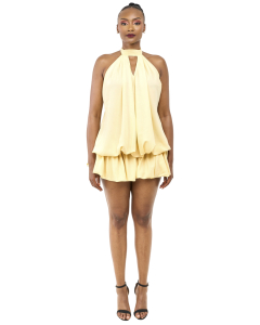 Butter Yellow Pixie Dress