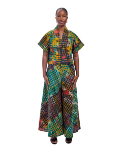 Circle palazo and crop top set