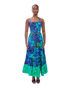 Corset set/tiered skirt set/blazer (3 piece)