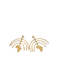 Boucles d'oreilles Hibo en laiton