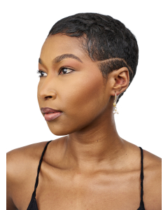 Hook Earring with Medium Oval Crystal + Button Pearl