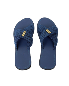Imara Blue Sandals. (Unisex)